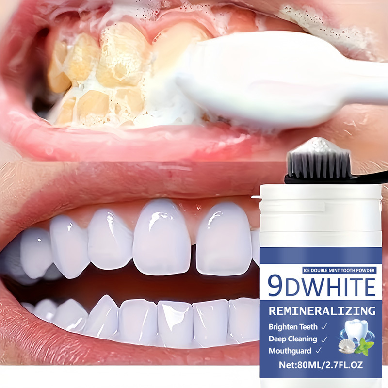 Teeth Whitening Free - 9D Purple Teeth Whitening Powder 80ml