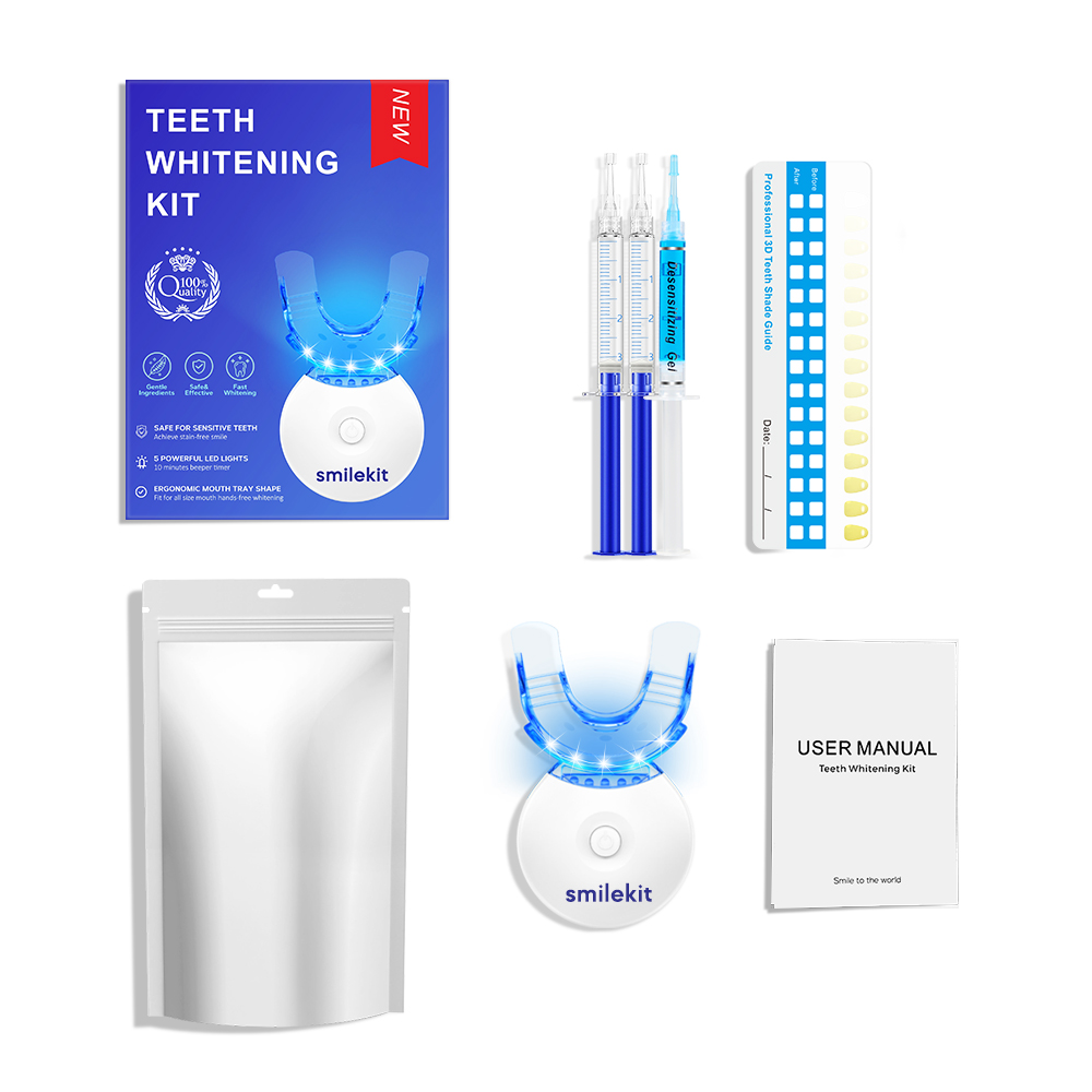 Teeth Whitening Kit - 5X LED L - đánh giá và giá Teeth Whitening Hydrogen Peroxide