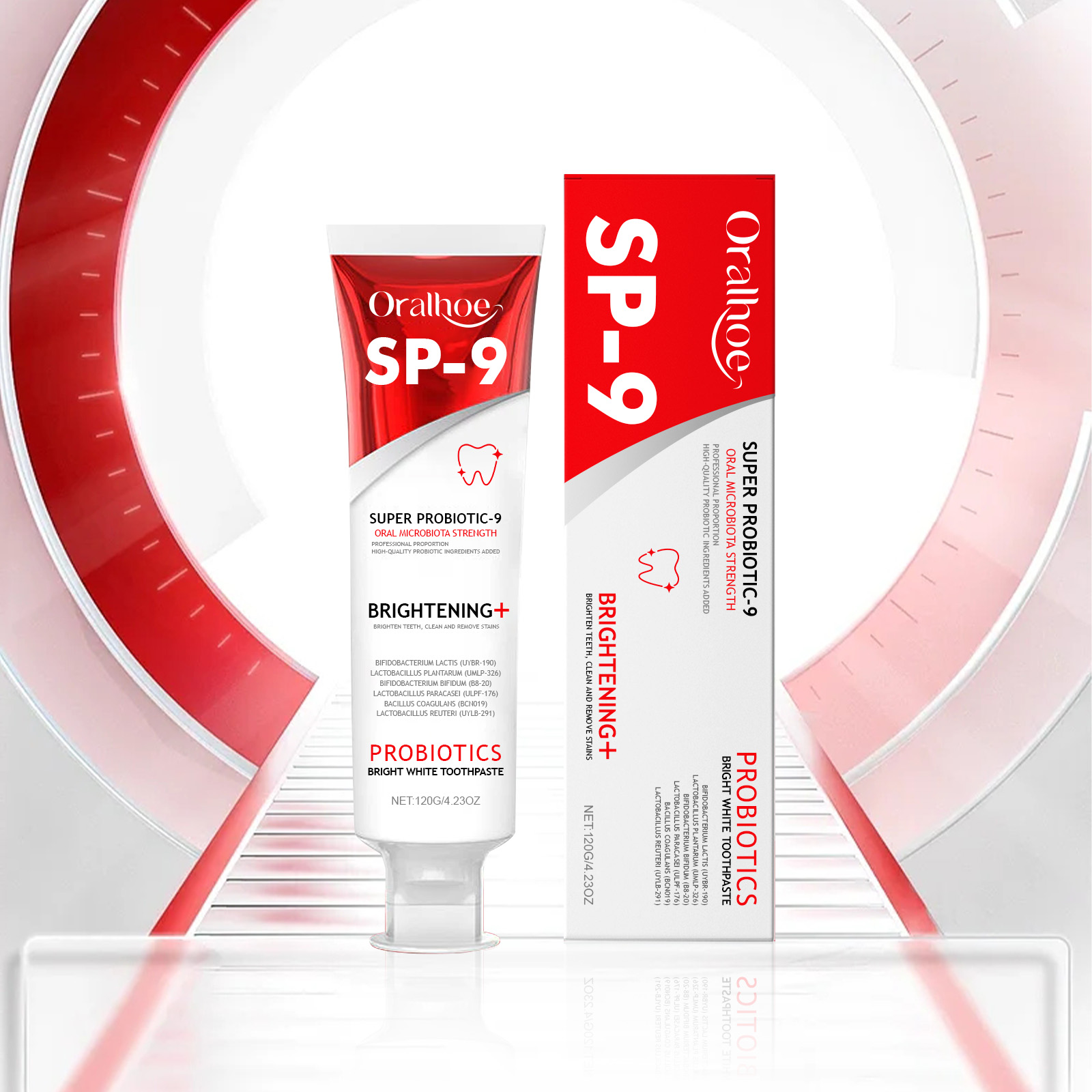 Sp-9 Probiotic Toothpaste Clea - đánh giá và giá Teeth Whitening Toothpaste