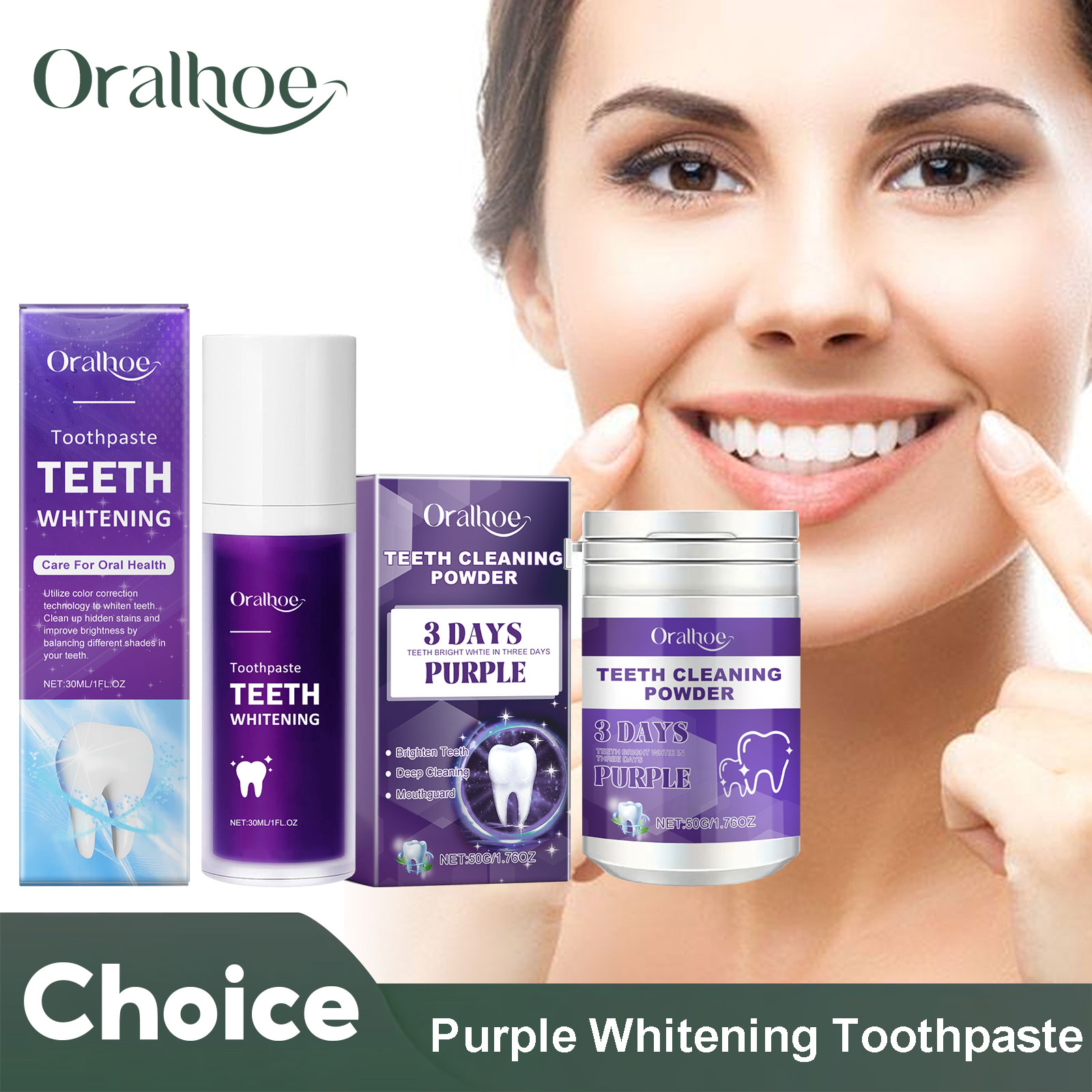 Purple Corrector Teeth Whiteni - đánh giá và giá Teeth Whitening China