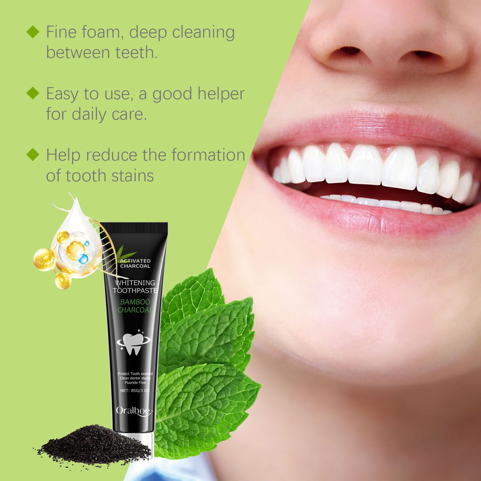 Whitening Toothpaste Adsorb Ba - đánh giá và giá Teeth Whitening Filter