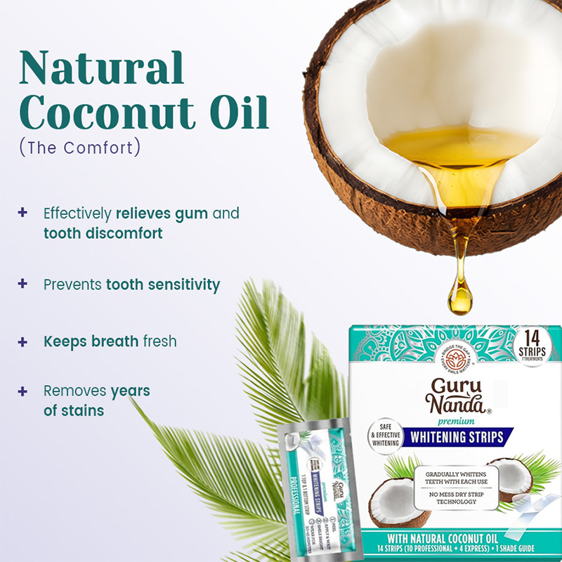14pcs/box Coconut Oil Teeth Wh - đánh giá và giá Teeth Whitening Strips Permanent