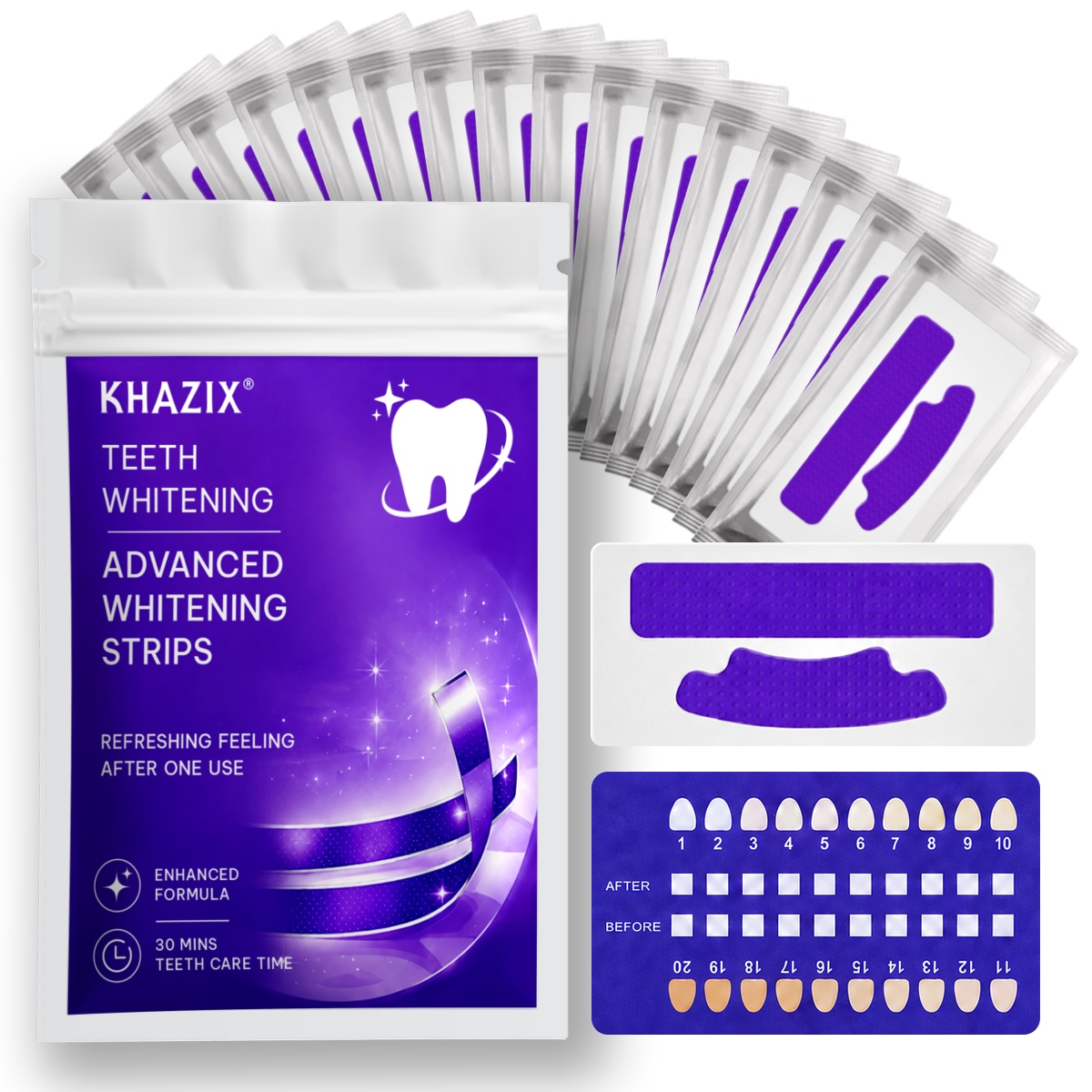 1/7 Pairs Teeth Whitening Stri - đánh giá và giá Teeth Whitening Strips Permanent