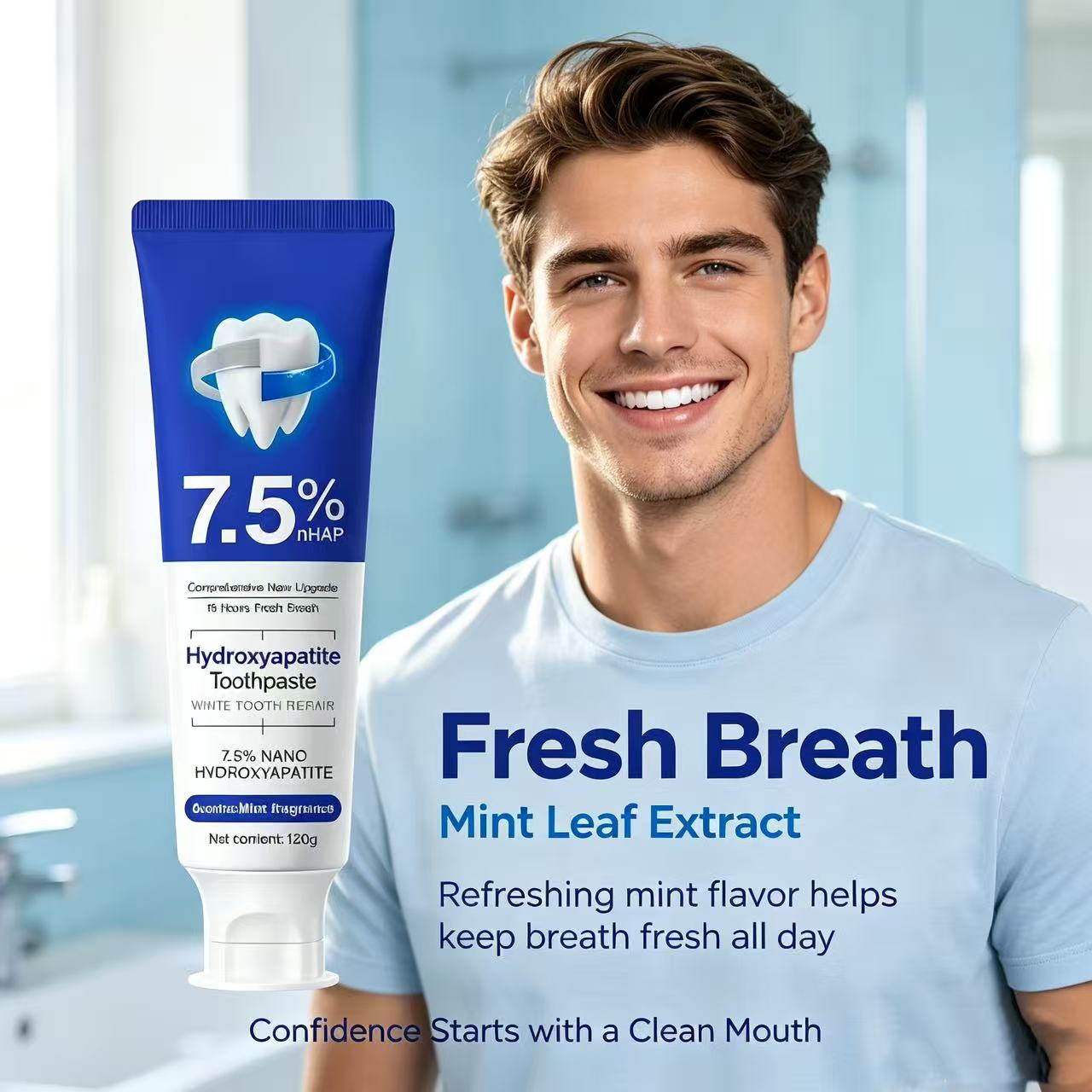 7.5%Nano Hydroxyapatite Toothp - đánh giá và giá Teeth Whitening Toothpaste