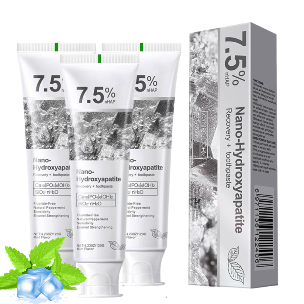 7.5% Nano Hydroxyapatite Tooth - đánh giá và giá Teeth Whitening Toothpaste