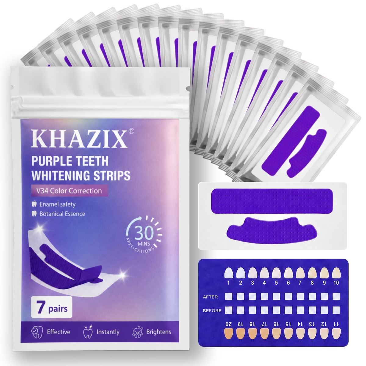 1/7 pairs Teeth Whitening Stri - đánh giá và giá Teeth Whitening Strips Permanent