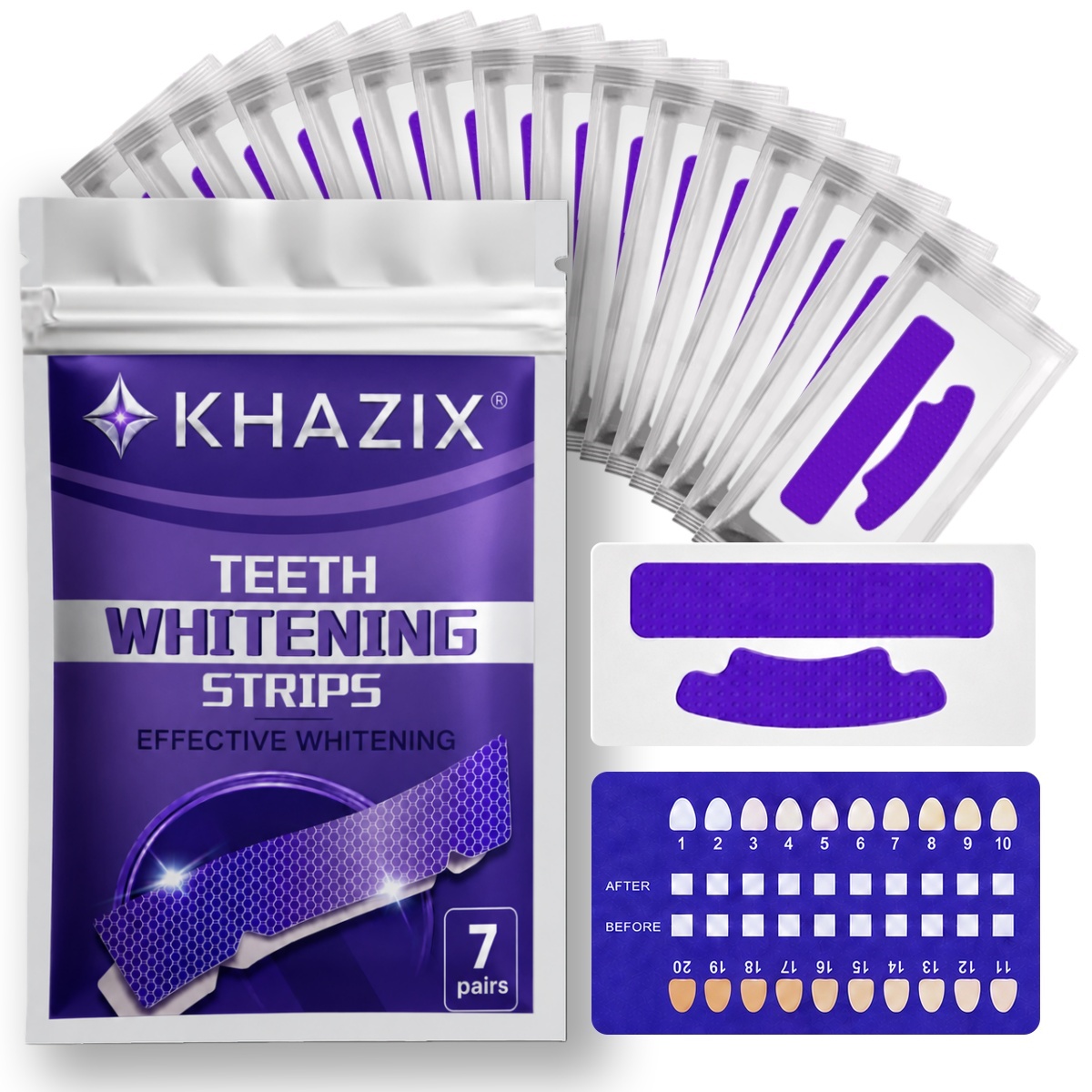 1/7 pairs Teeth Whitening Stri - đánh giá và giá Teeth Whitening Strips Permanent