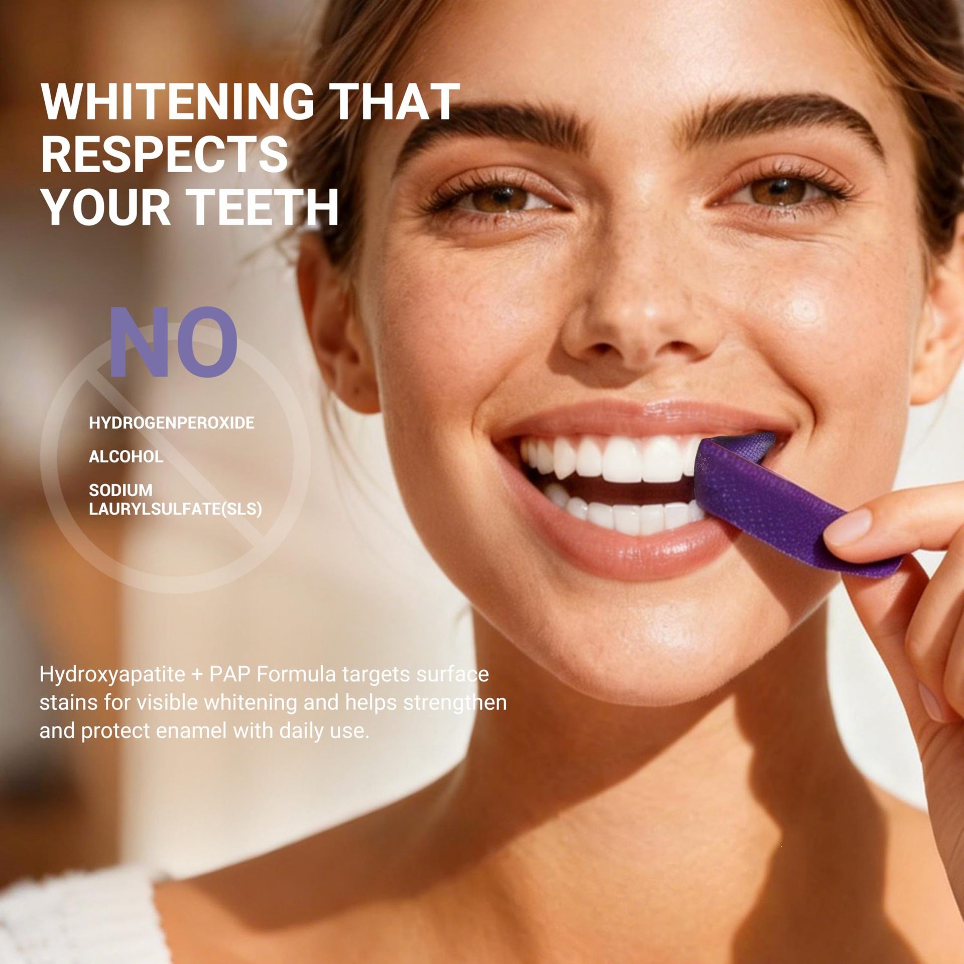 Purple Teeth Whitening Strips  - đánh giá và giá Teeth Whitening Strips Permanent