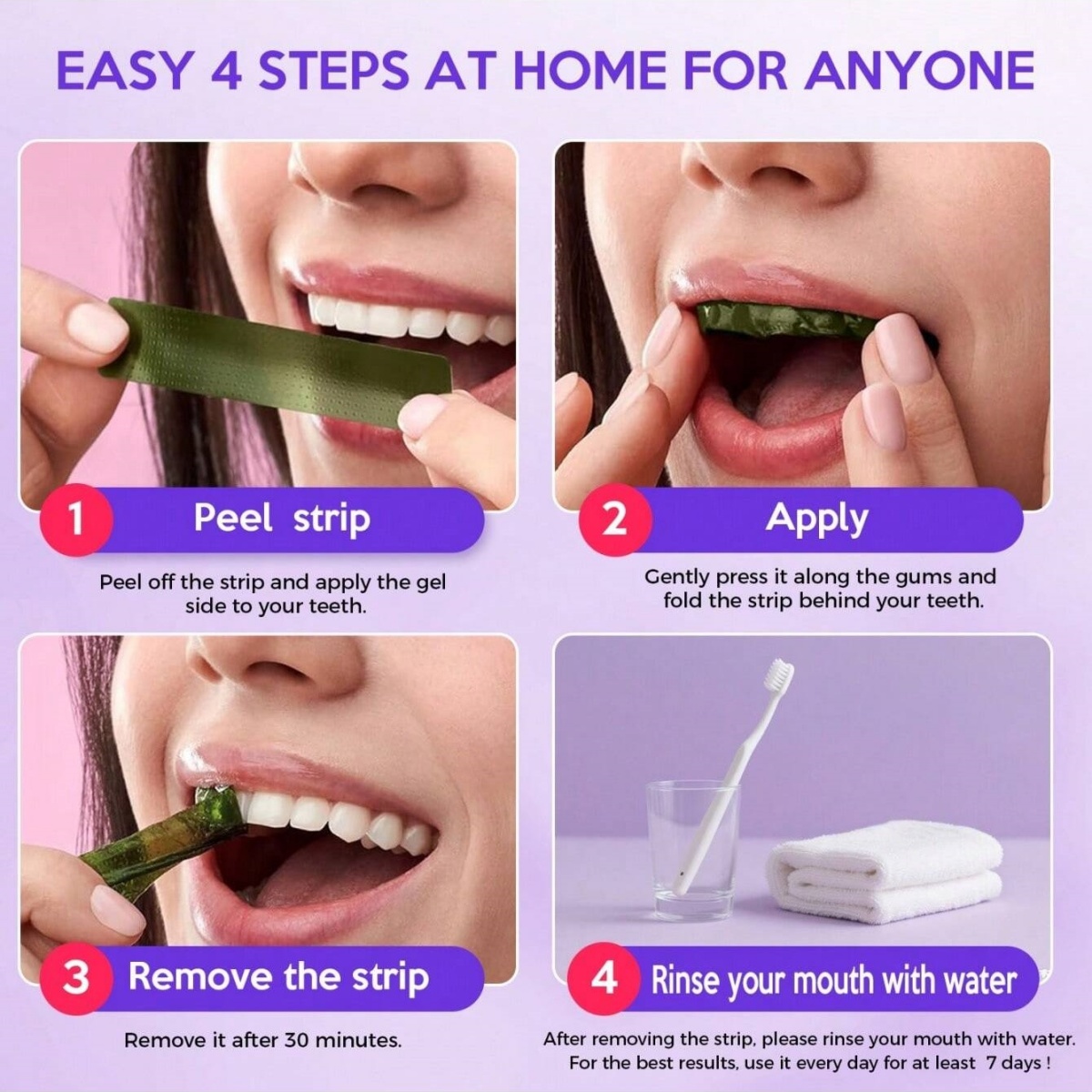 Deluxe Whitening Teeth Sticker - đánh giá và giá Teeth Whitening Hydrogen Peroxide