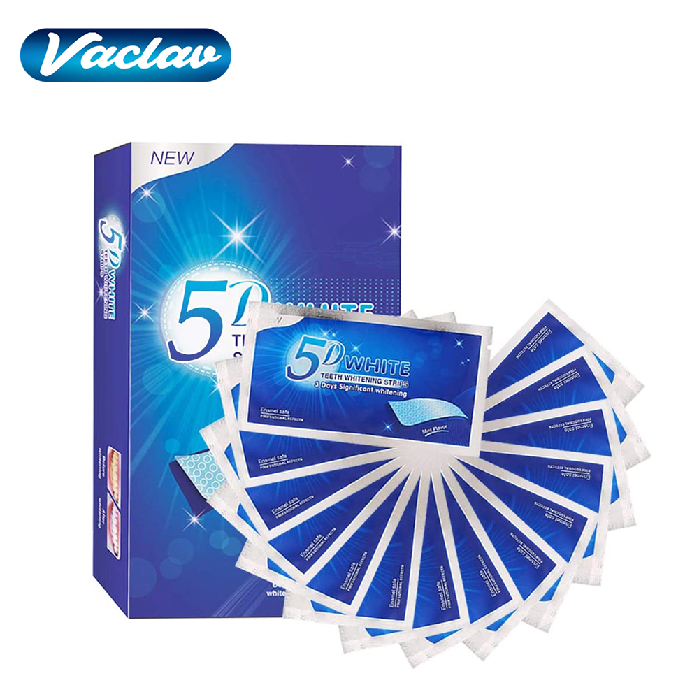 5D White Teeth Whitening Strip - đánh giá và giá Teeth Whitening Hydrogen Peroxide